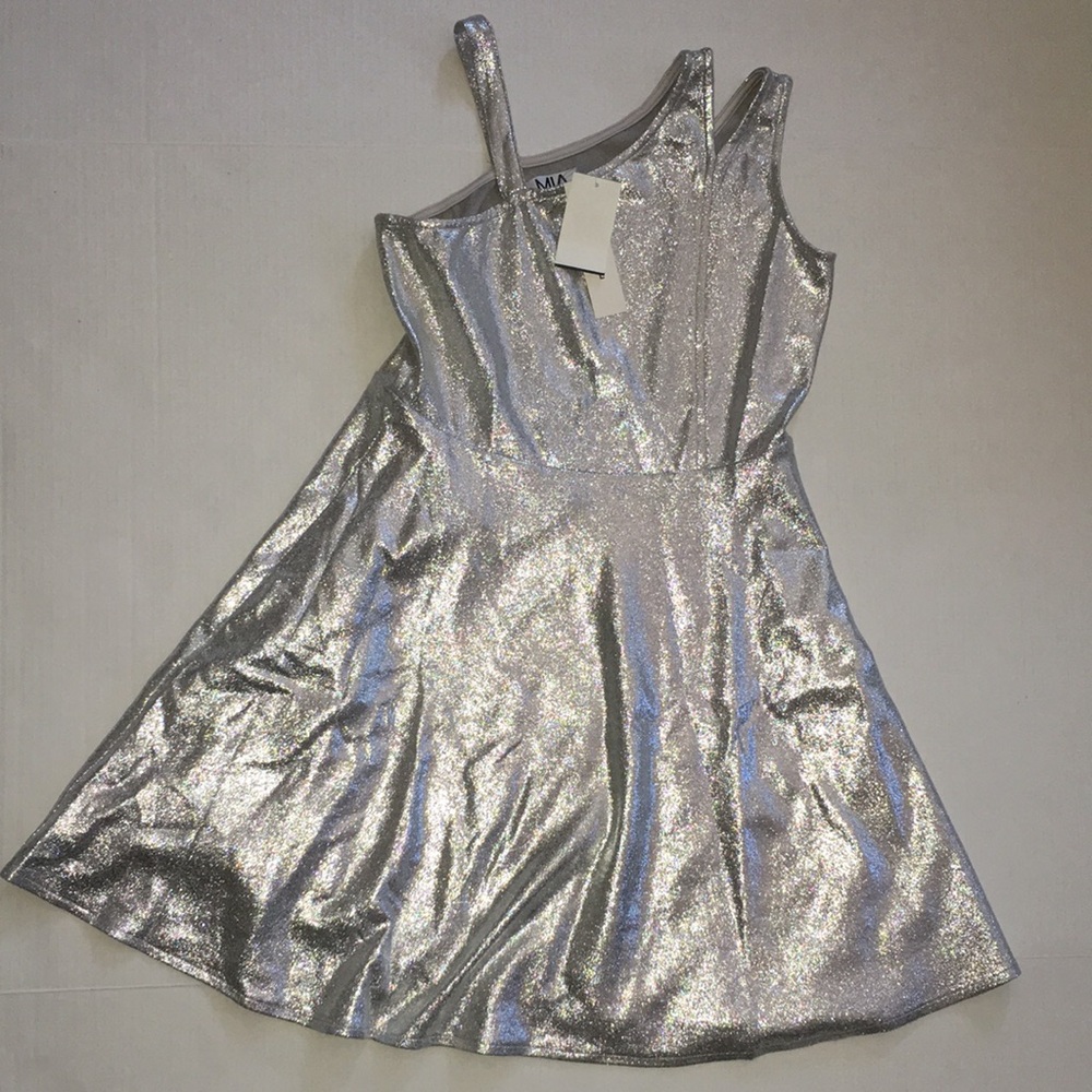 NWT Mia New York Silver Dress | Girl Size L